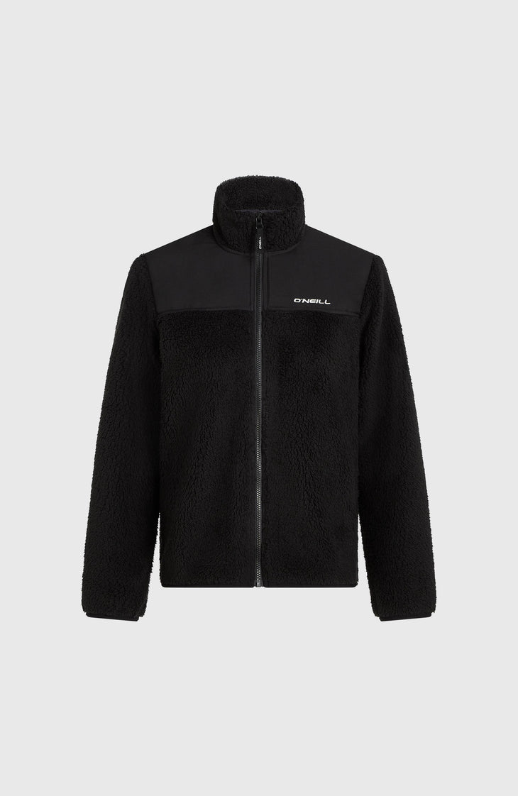 FWC'Cruz Fuzzy fleecevest met volledige rits | Black Out