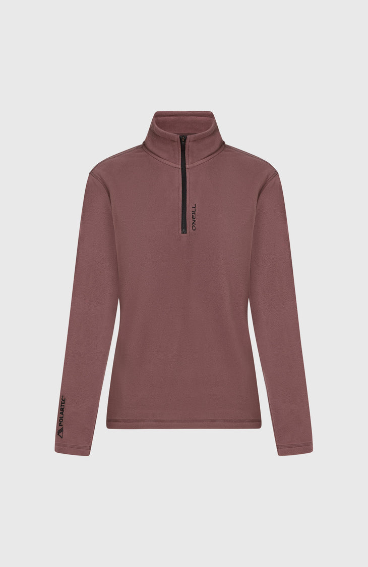 FWC'Cruz Jack's Polartec® fleecetrui met halve rits | Purple Gray
