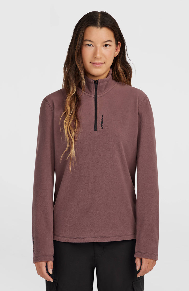 FWC'Cruz Jack's Polartec® fleecetrui met halve rits | Purple Gray