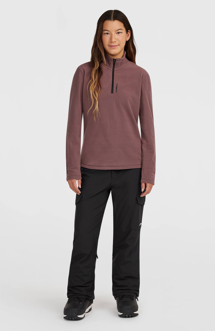 FWC'Cruz Jack's Polartec® fleecetrui met halve rits | Purple Gray