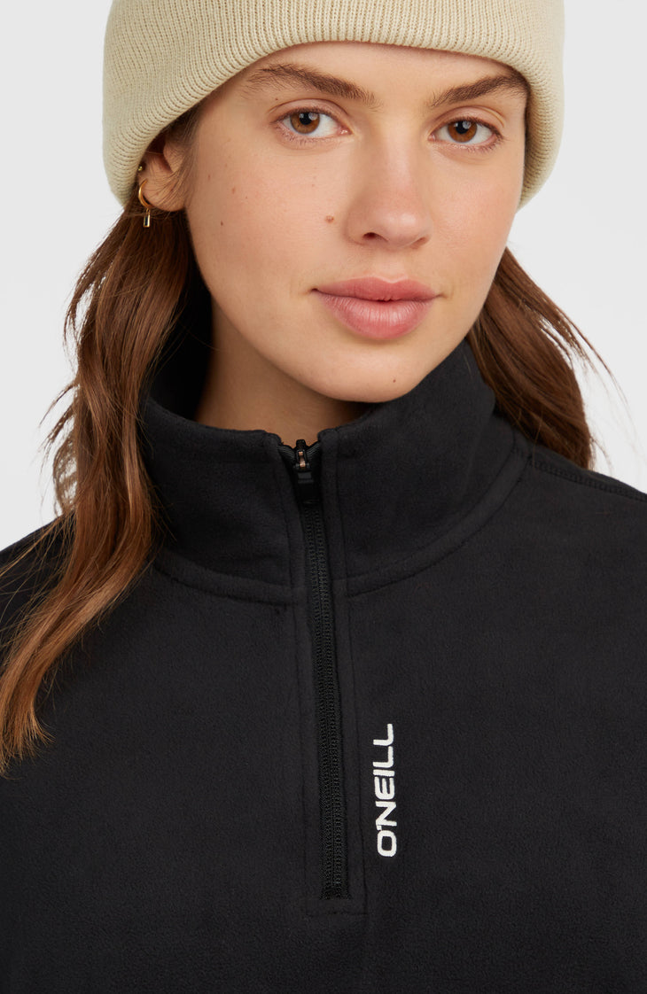 FWC'Cruz Jack's Polartec® fleecetrui met halve rits | Black Out