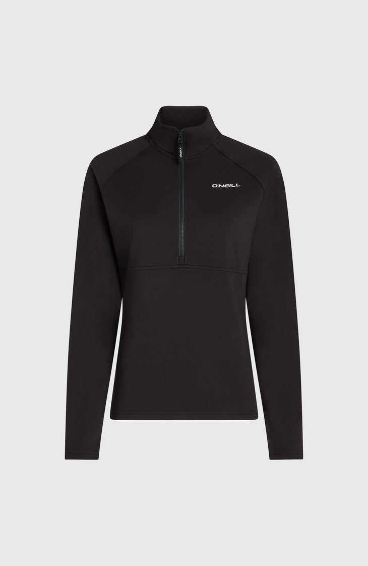 FWC'Cruz fleecetrui met halve rits | Black Out