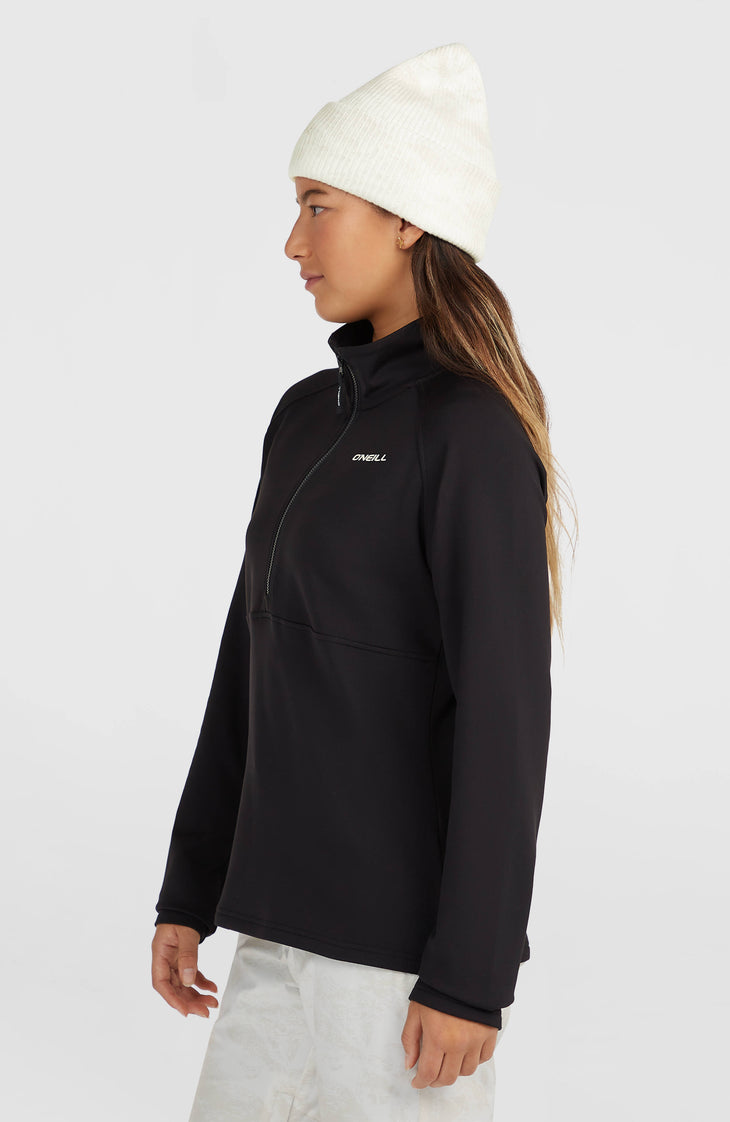 FWC'Cruz fleecetrui met halve rits | Black Out