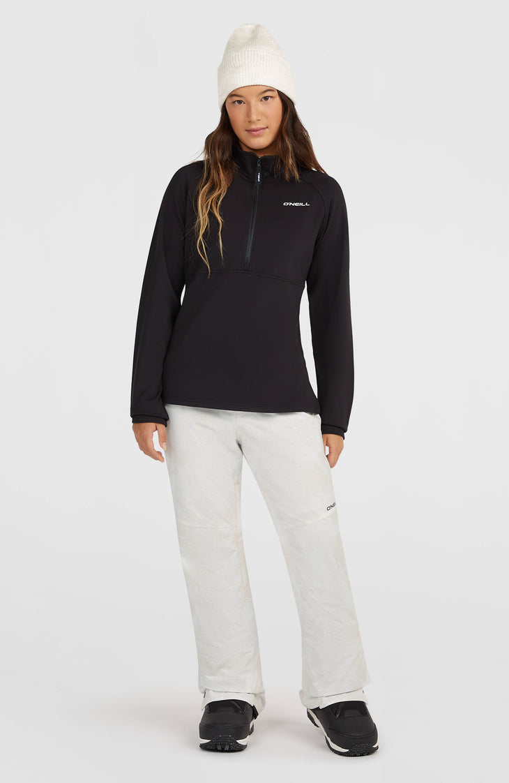 FWC'Cruz fleecetrui met halve rits | Black Out