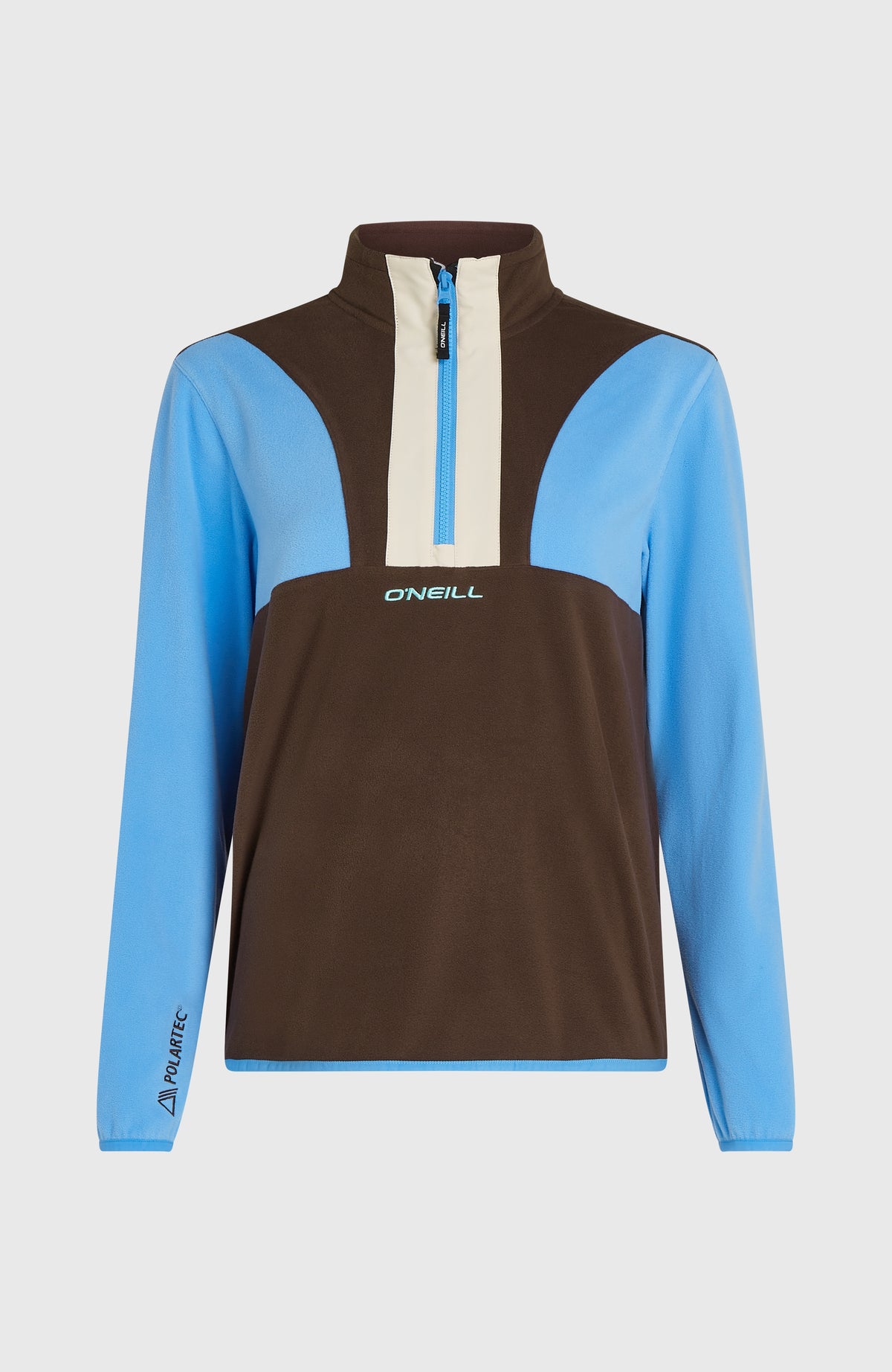 FWC'Cruz Triple Polartec® fleecetrui met halve rits | Blue Poppy Colour Block