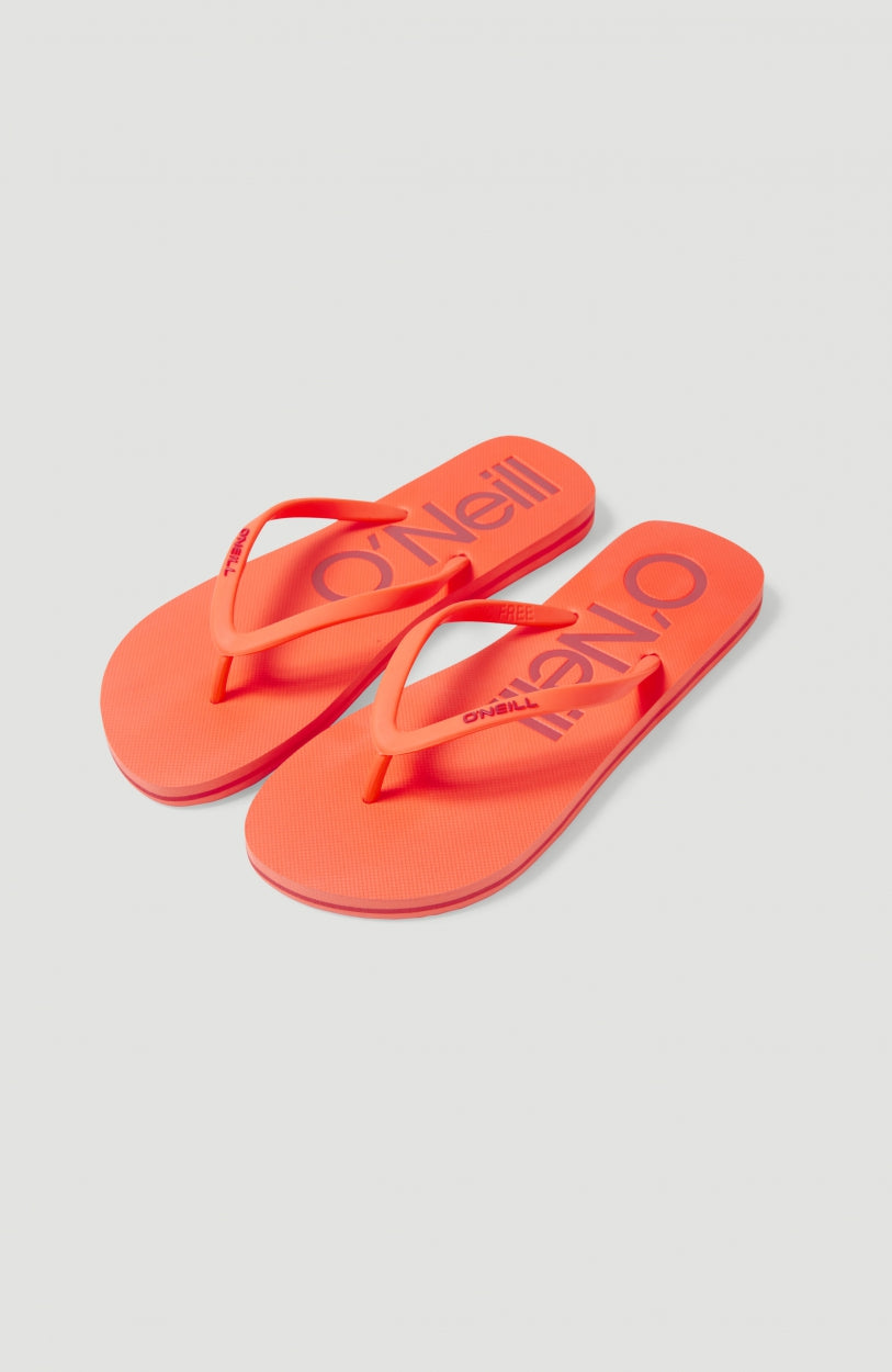 Slippers Profile Logo | Neon Coral