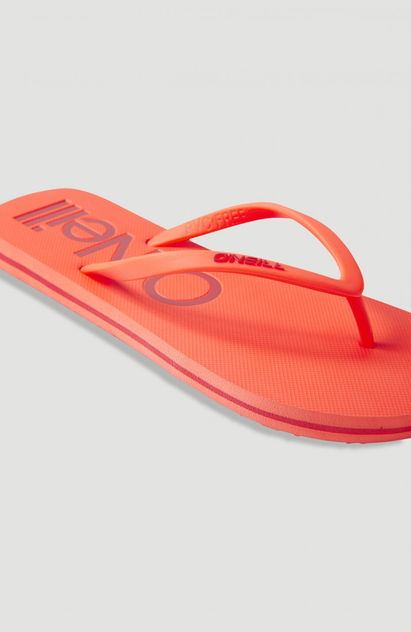 Slippers Profile Logo | Neon Coral