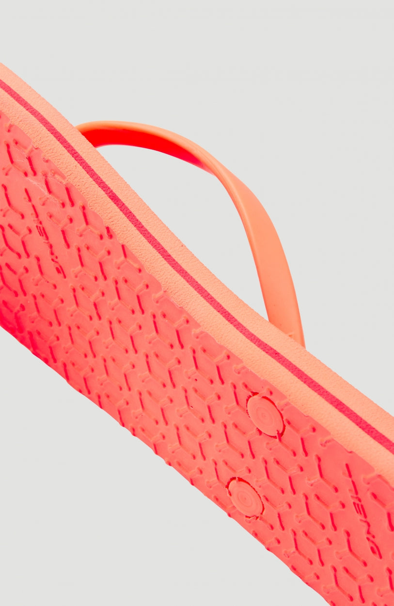 Slippers Profile Logo | Neon Coral