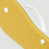Slippers Profile Graphic | White Tropical Flower
