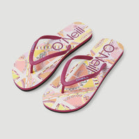 Slippers Profile Graphic | Yellow Scarf Print