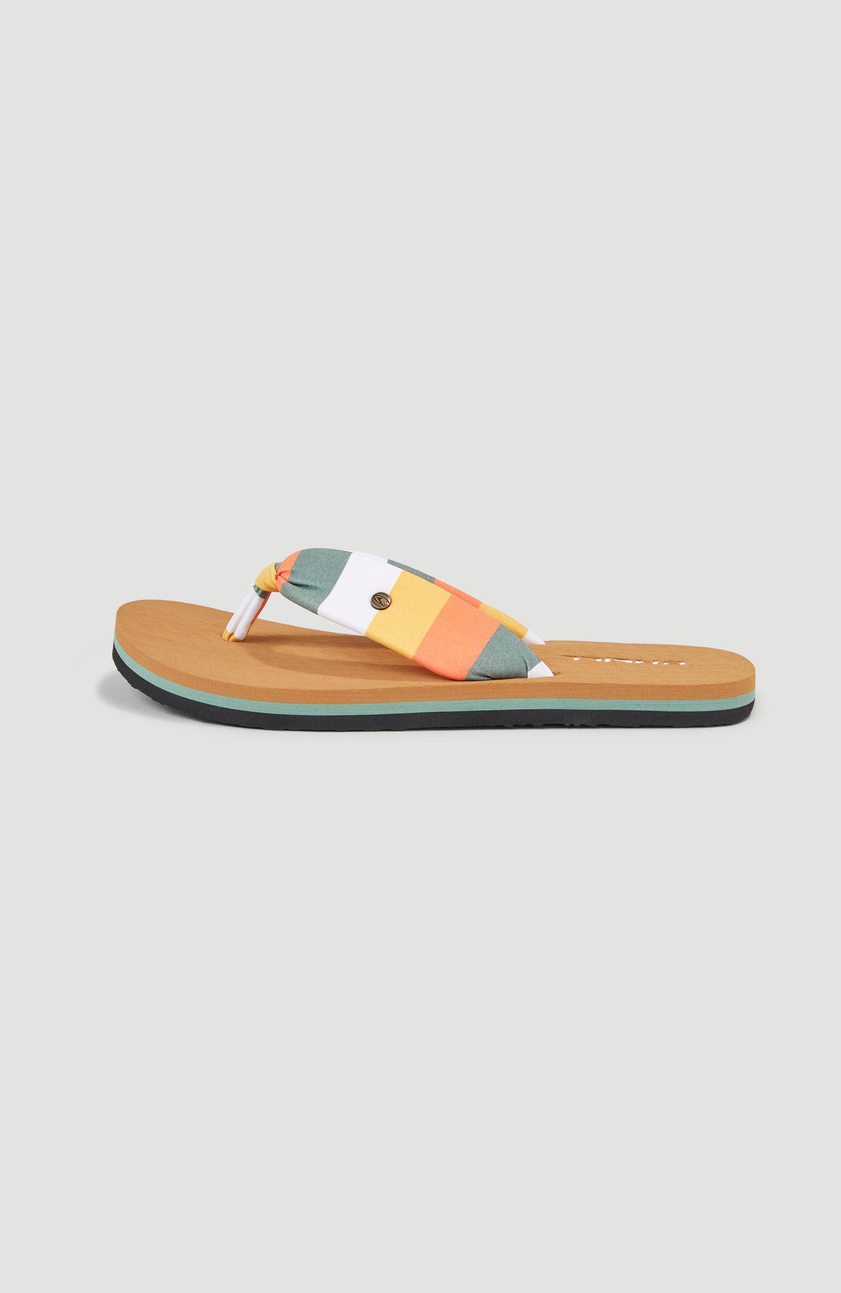Ditsy Sun BLOOM™ slippers | Orange Multistripe