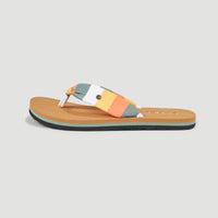 Ditsy Sun BLOOM™ slippers | Orange Multistripe
