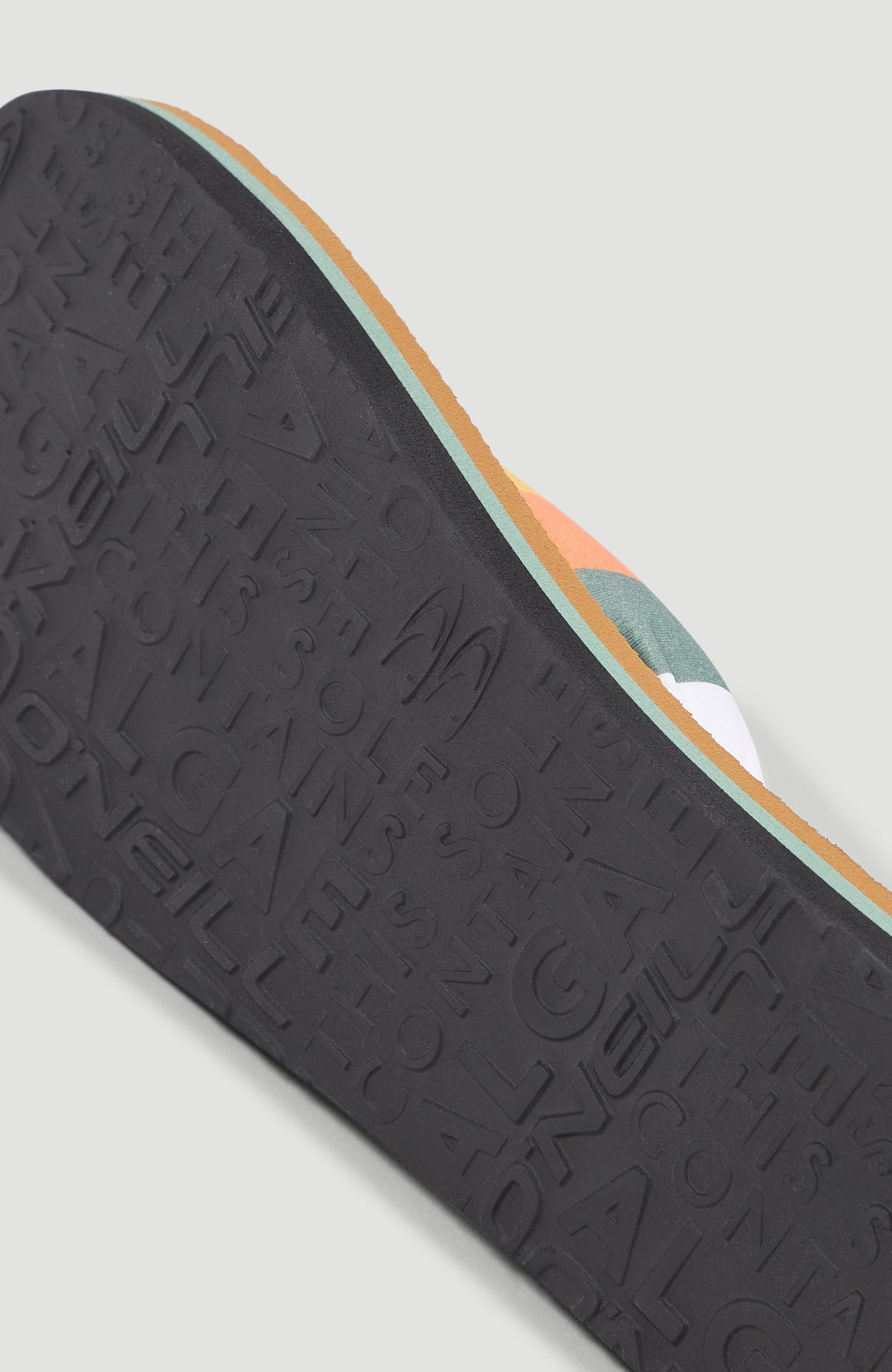 Ditsy Sun BLOOM™ slippers | Orange Multistripe