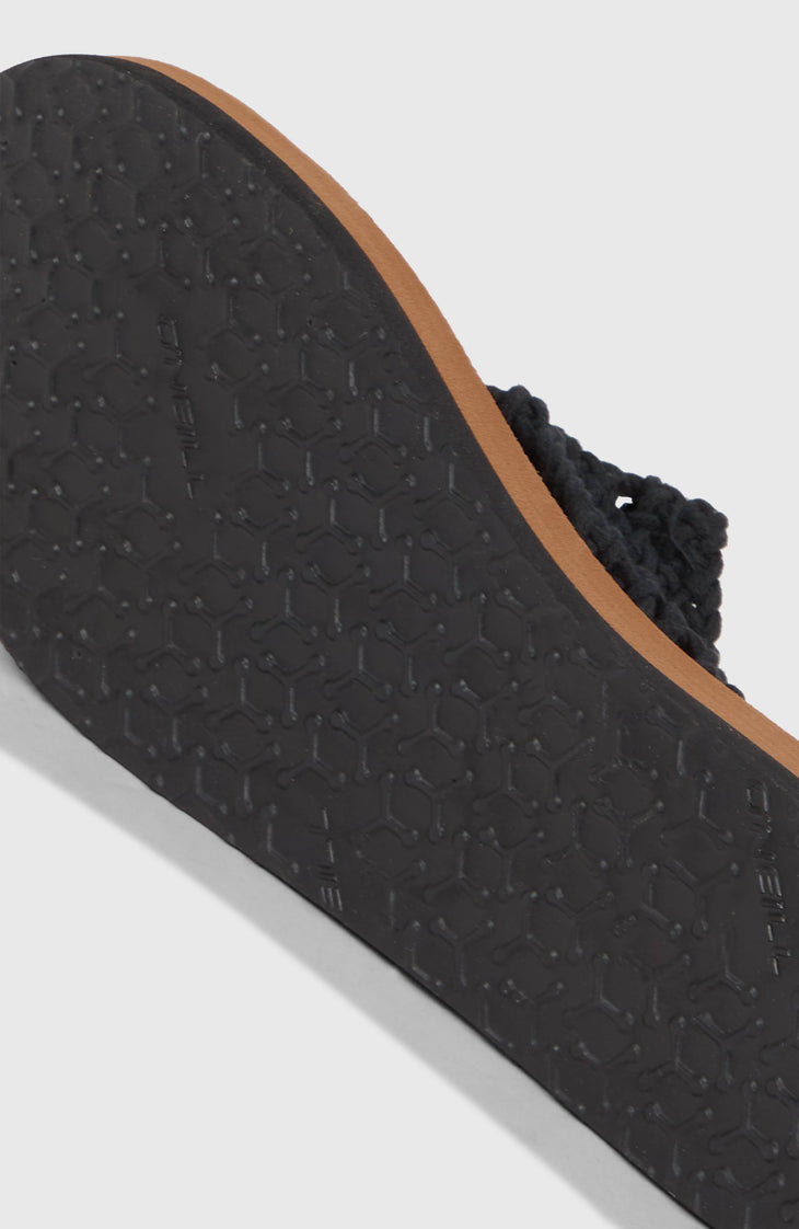 Ditsy Crochet slippers | Black Out