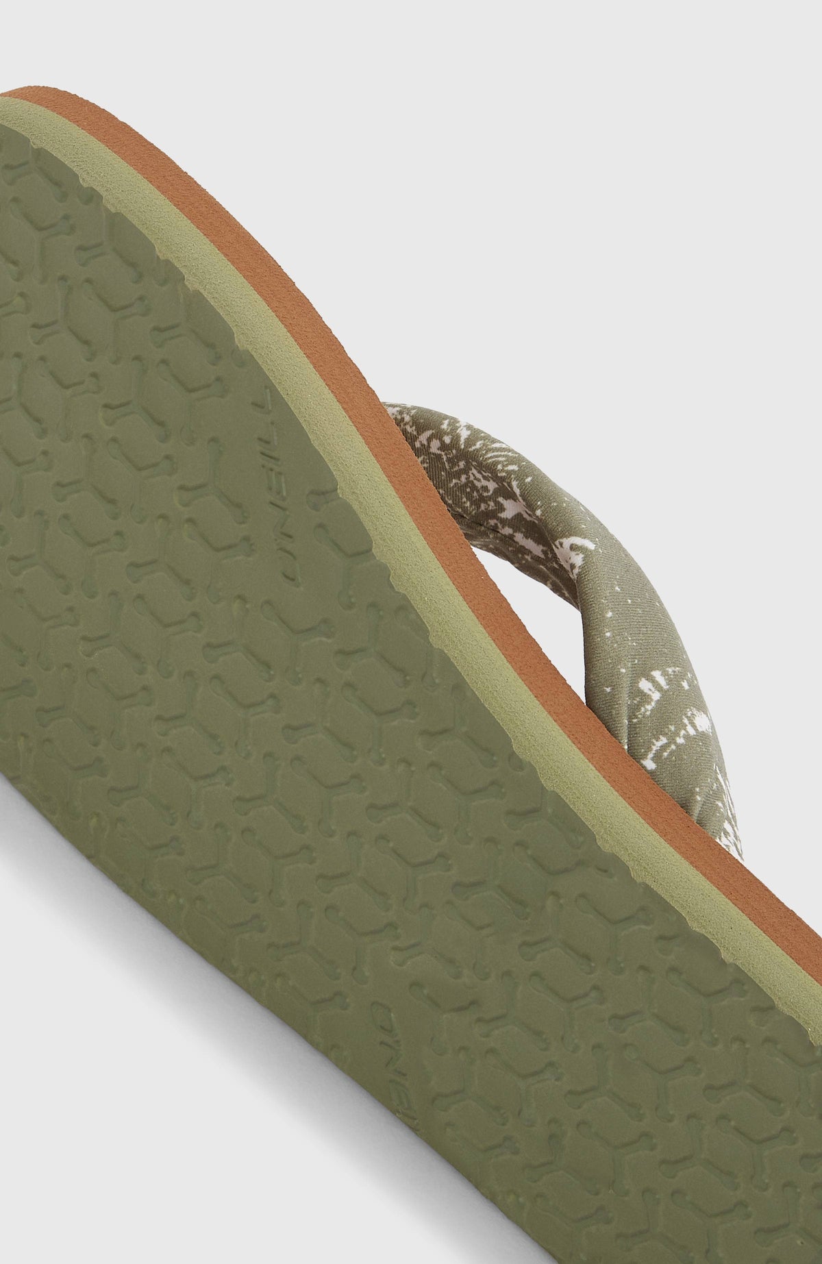 Ditsy Sun slippers | Green Textured Jungle