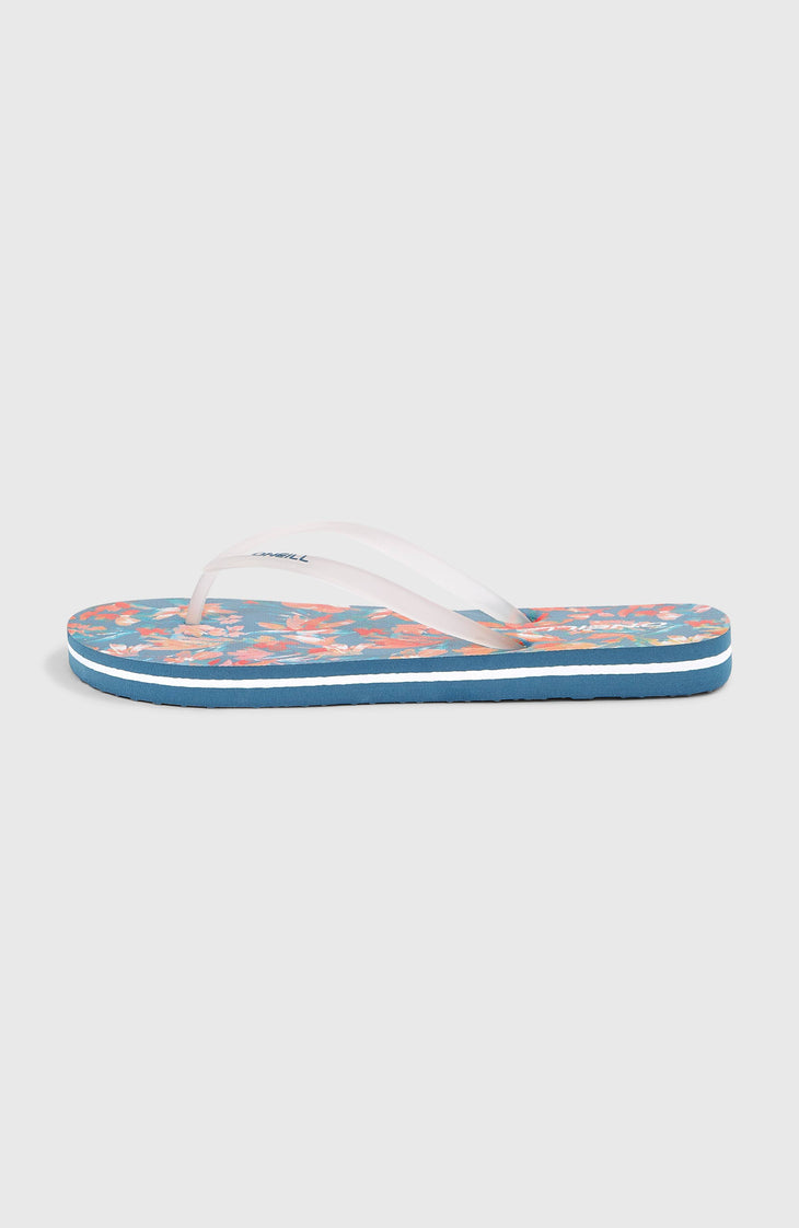 Profile Graphic slippers | Blue Painted Tropics