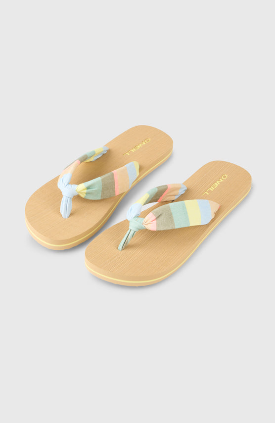Ditsy Sun slippers | Multi Must Haves Stripe
