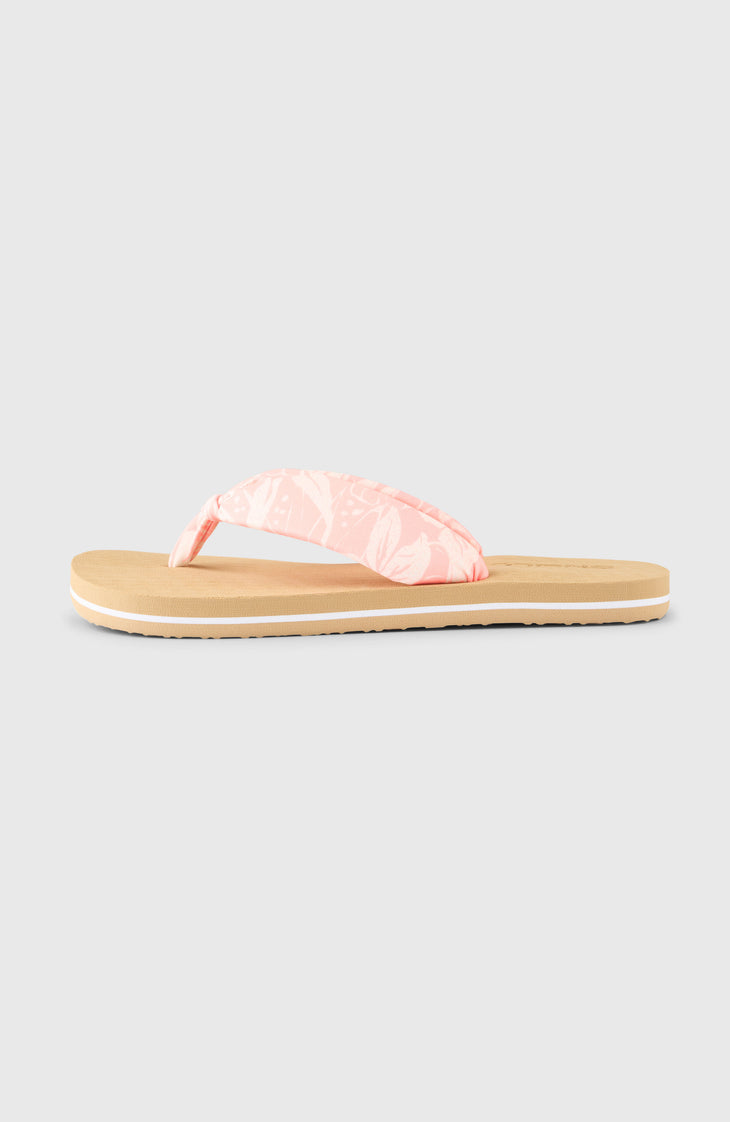 Ditsy Sun slippers | Peach Island Sky