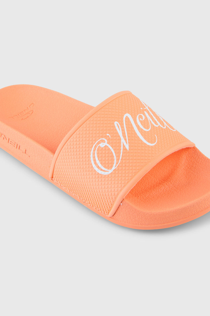 O'Neill Script slippers | Funky Peach