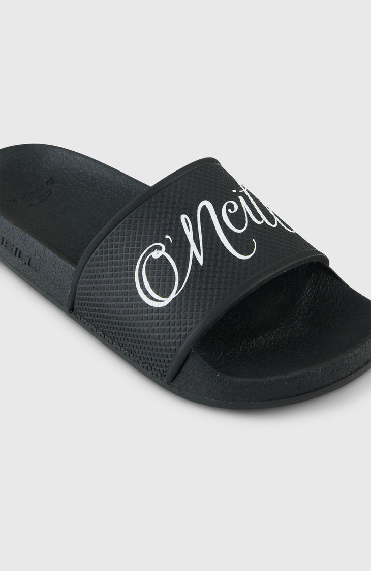 O'Neill Script slippers | Black Out