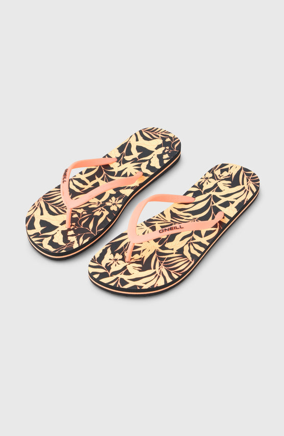 Profile Graphic slippers | Black Brazillian Sun