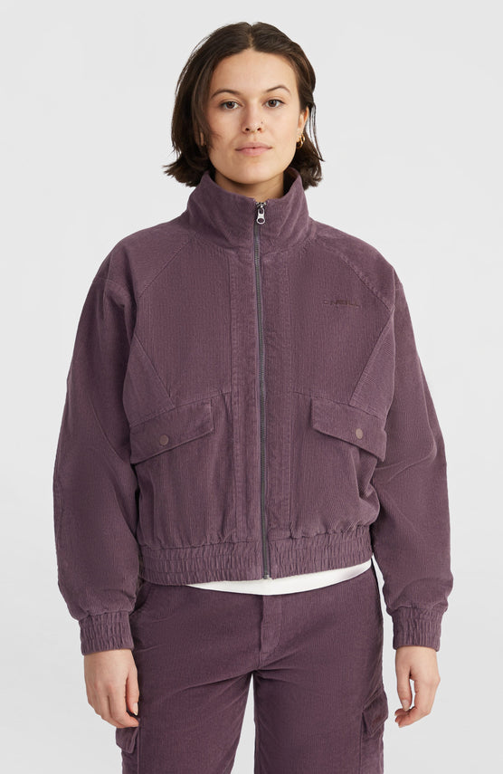 Surf Heroes Cord jas | Mauve Miracle