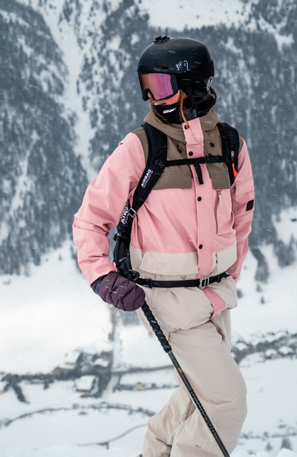 Utility Pro Hybrid jas | Genuine Pink Colour Block