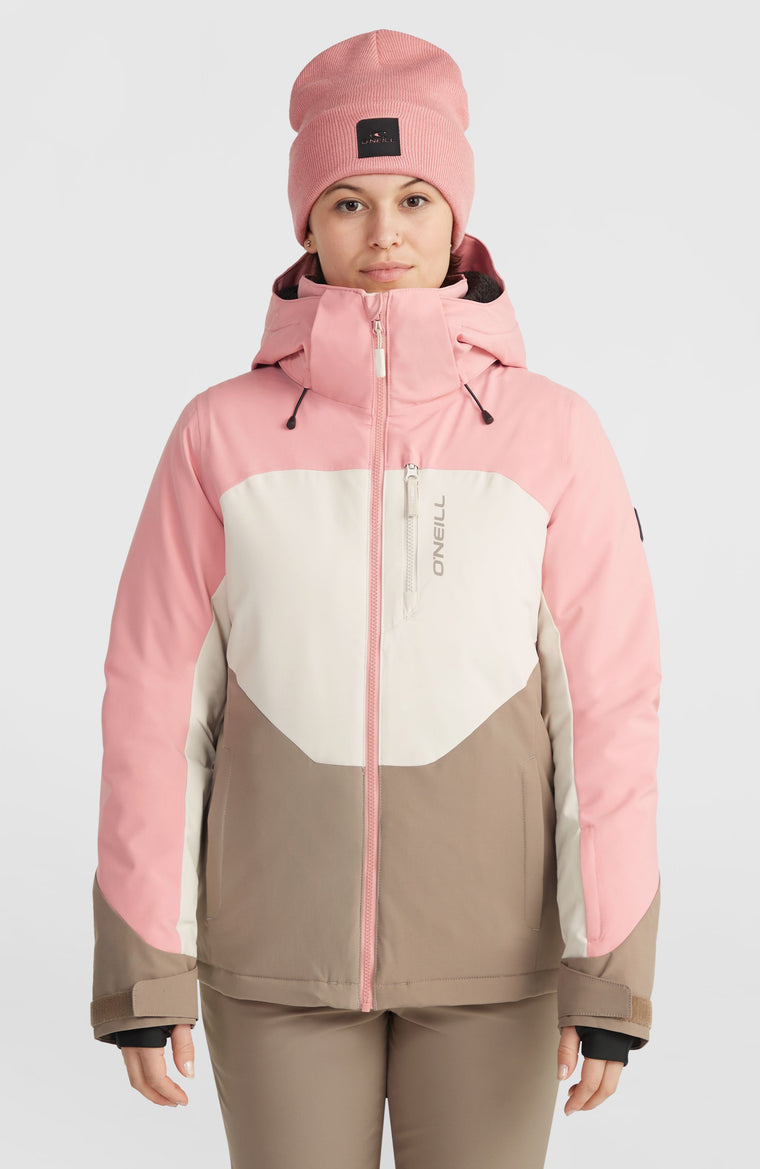 Carbonite wintersportjas | Genuine Pink Colour Block Carbonite wintersportjas | Genuine Pink Colour Block