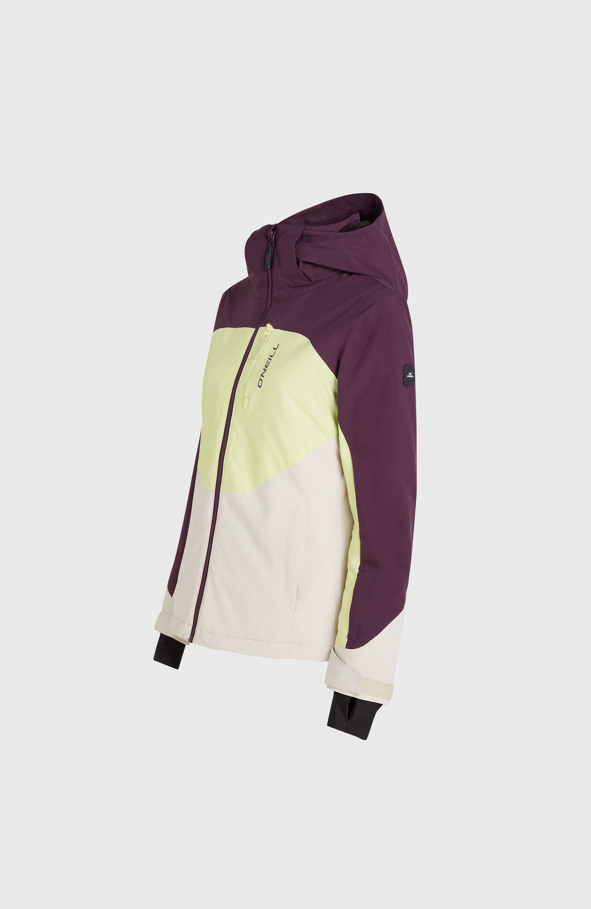 Carbonite wintersportjas | Aubergine Colour Block