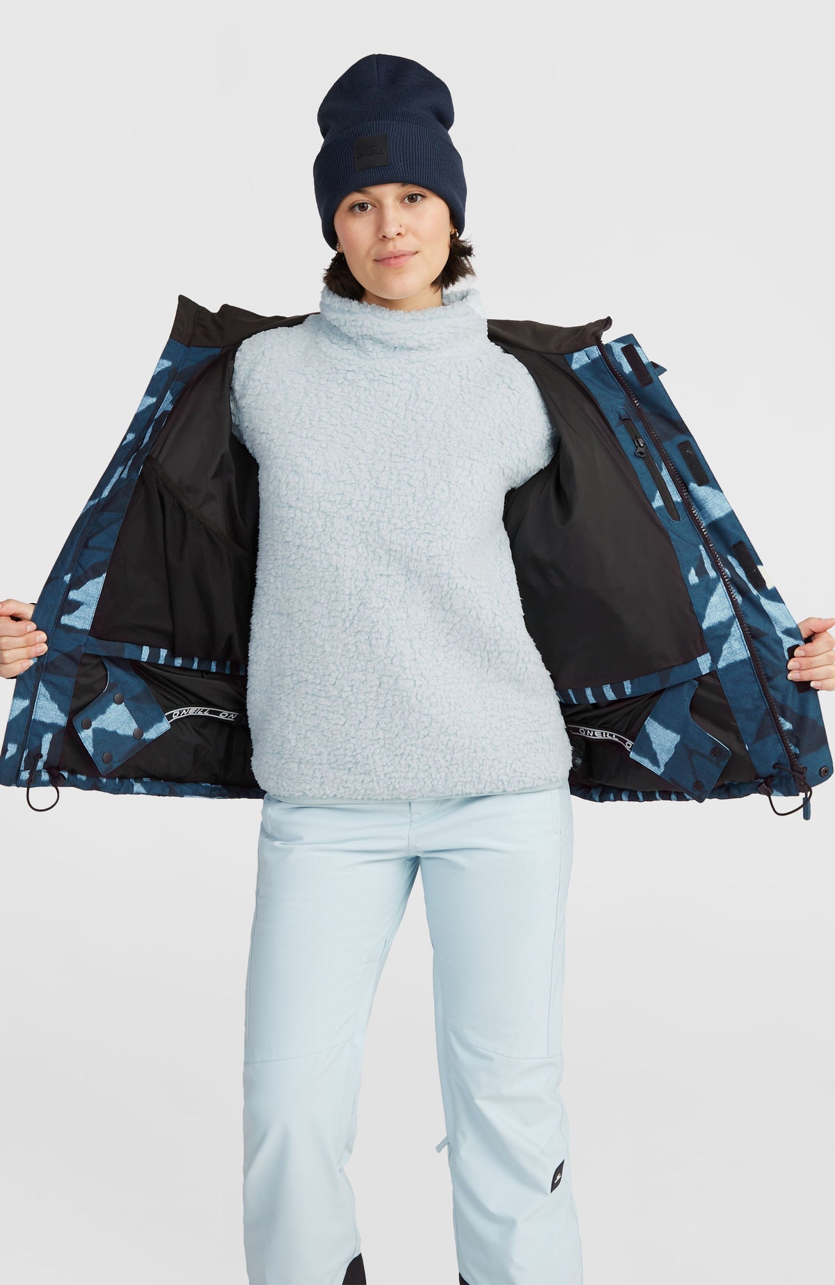 Z.E.N. Puffer Hybrid wintersportjas | Blue Triangle Ikat