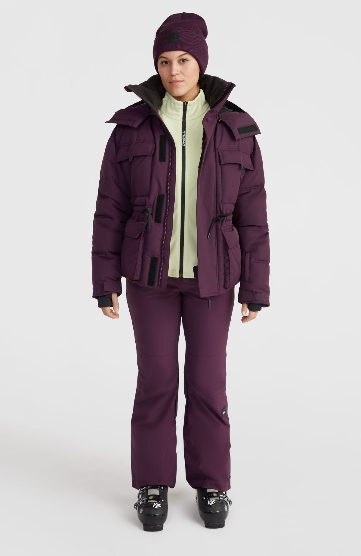 Z.E.N. Hybrid wintersportjas | Aubergine