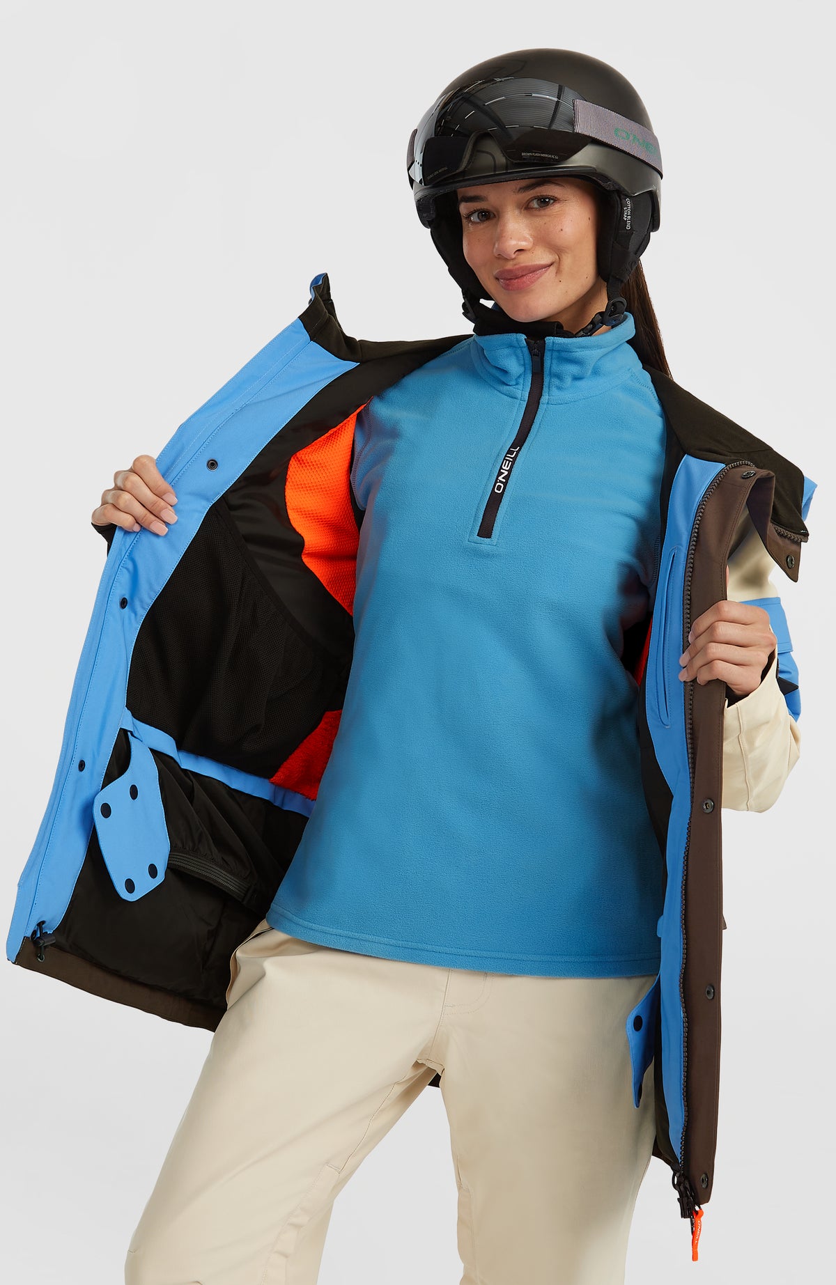 FWC'Peak Pro wintersportjas | Blue Poppy Colour Block