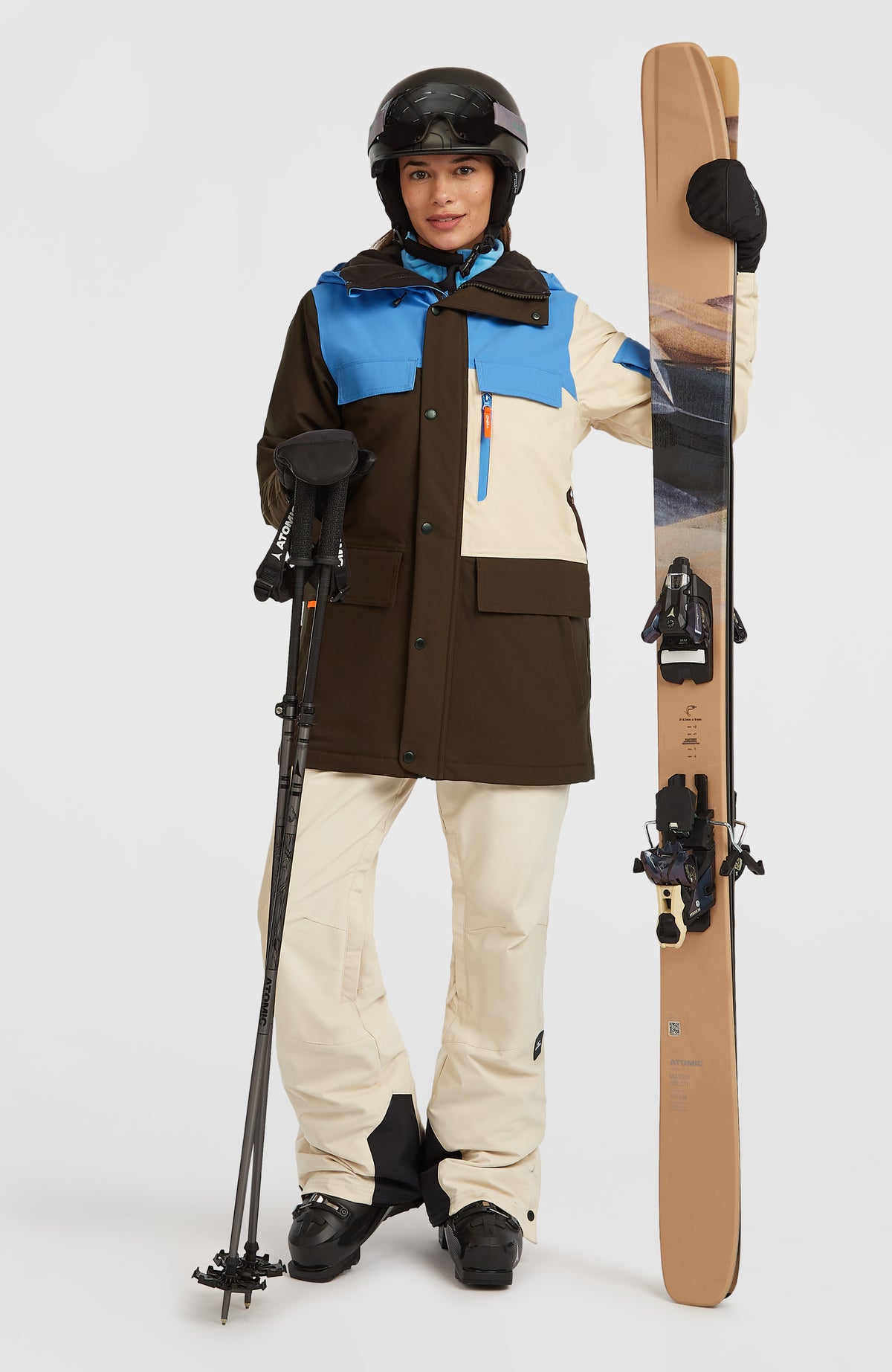 FWC'Peak Pro wintersportjas | Blue Poppy Colour Block