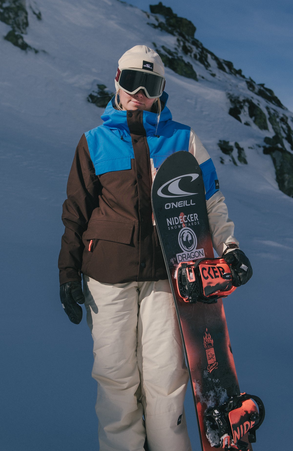 FWC'Peak Pro wintersportjas | Blue Poppy Colour Block