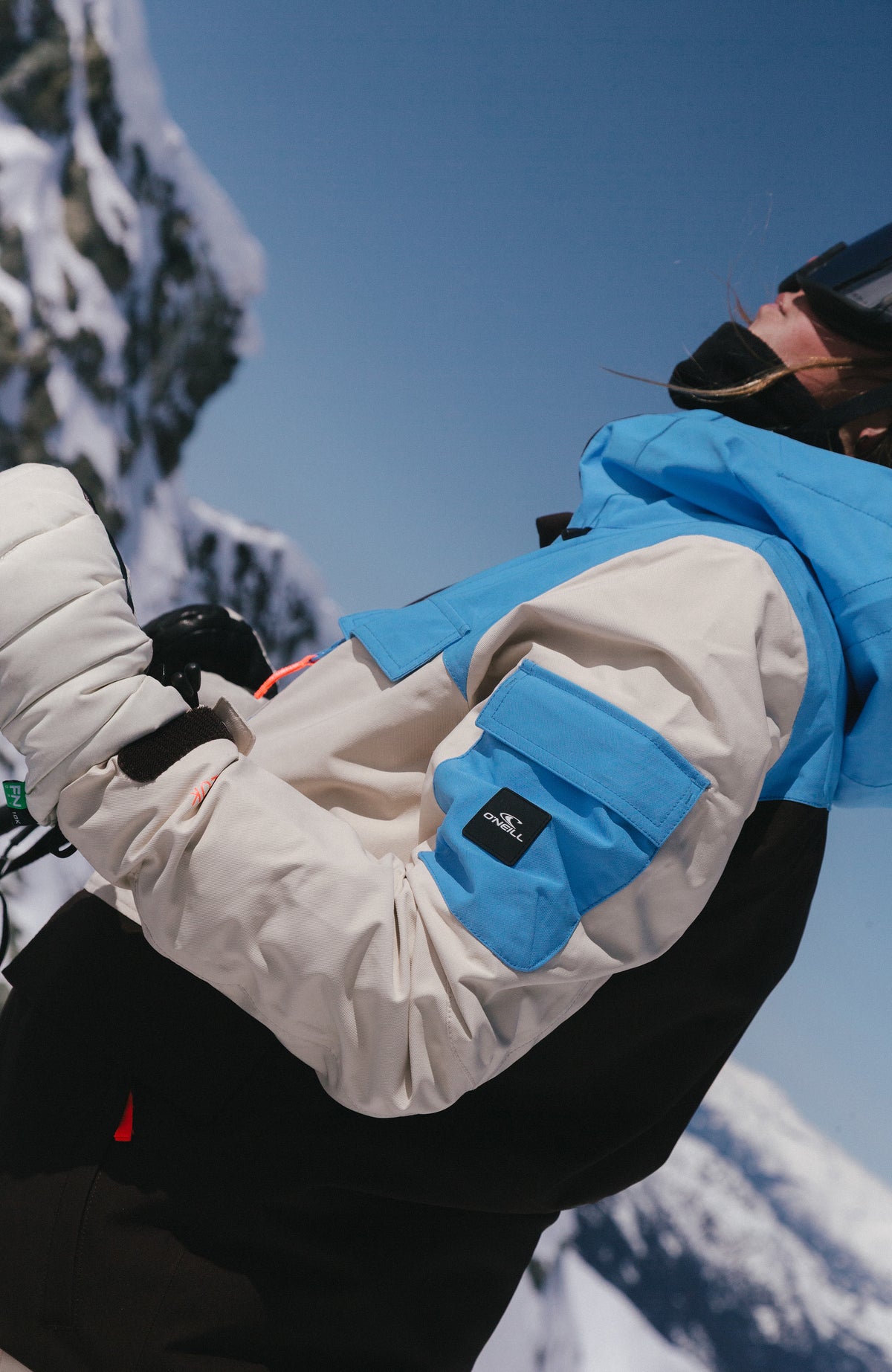 FWC'Peak Pro wintersportjas | Blue Poppy Colour Block