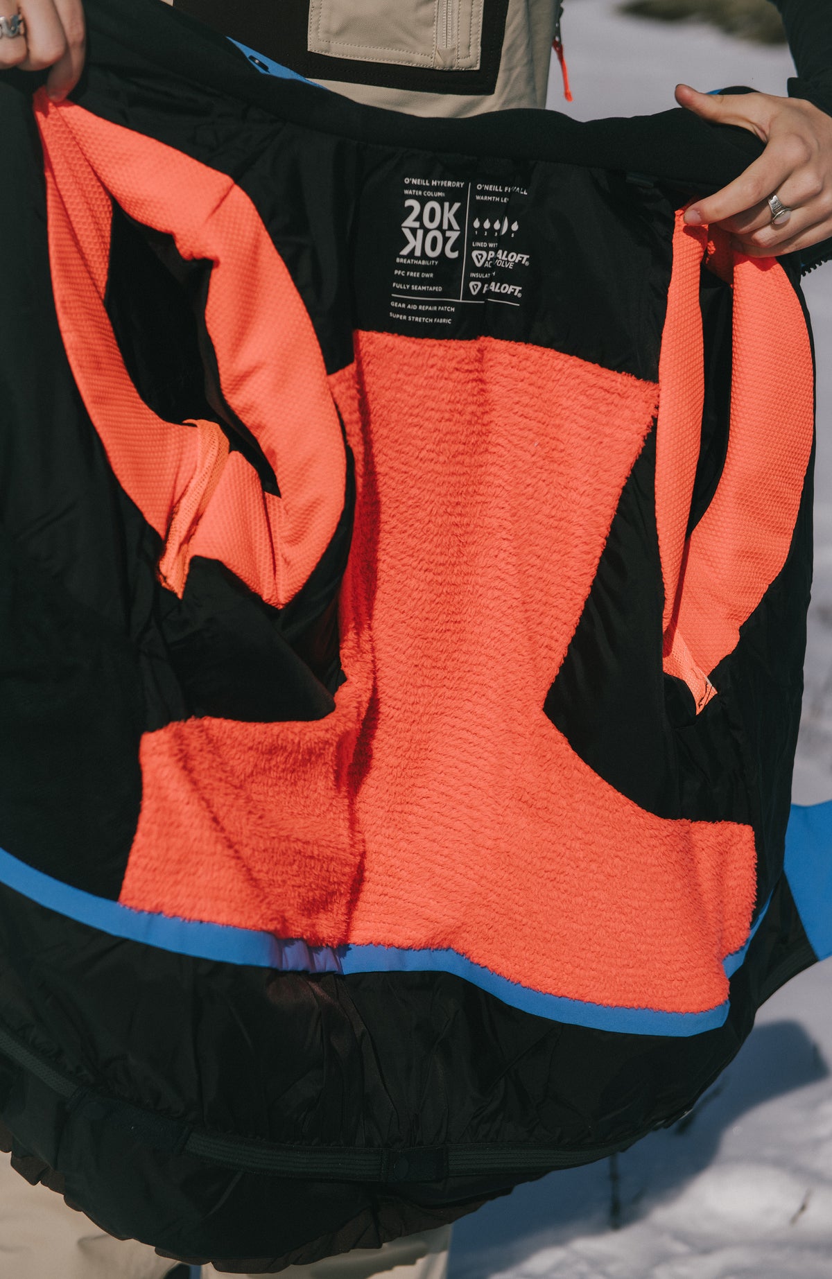 FWC'Peak Pro wintersportjas | Blue Poppy Colour Block