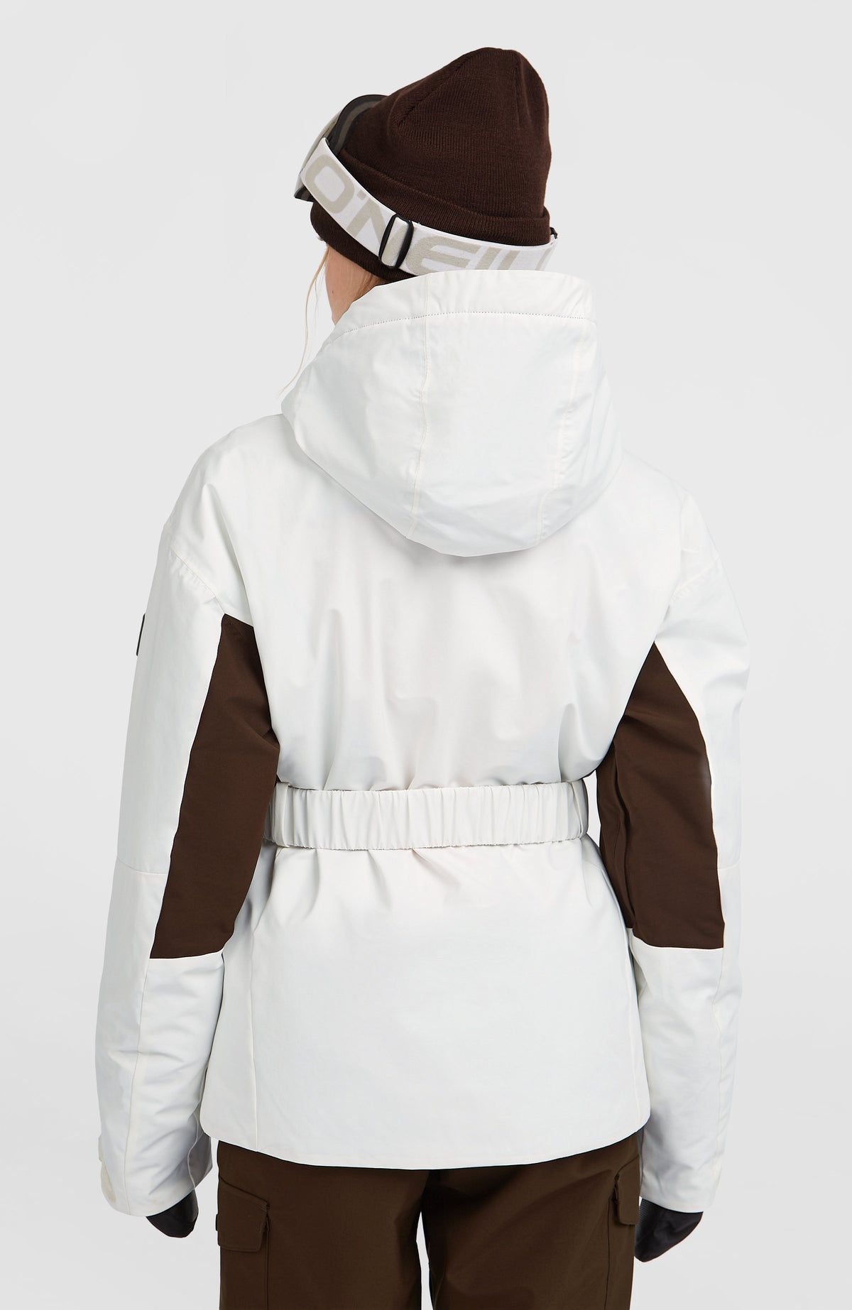 FWC'Cruz Hybrid Belted wintersportjas | Snow White Colour Block