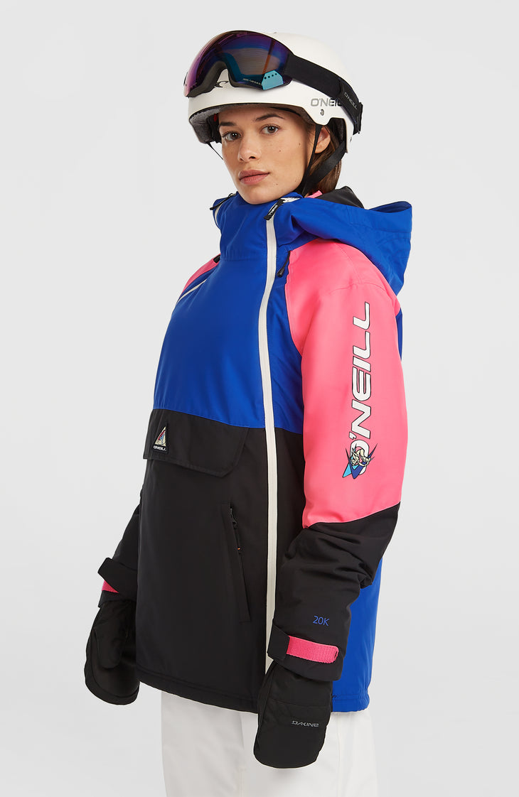 FWC'Play Asymmetric wintersportjas | Active Blue Colour Block