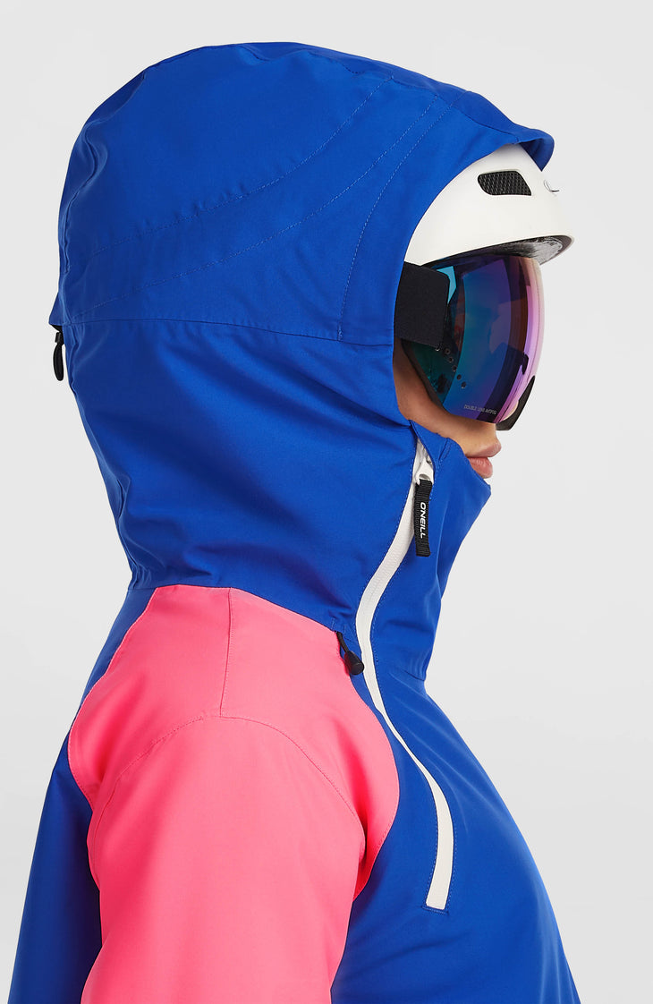 FWC'Play Asymmetric wintersportjas | Active Blue Colour Block