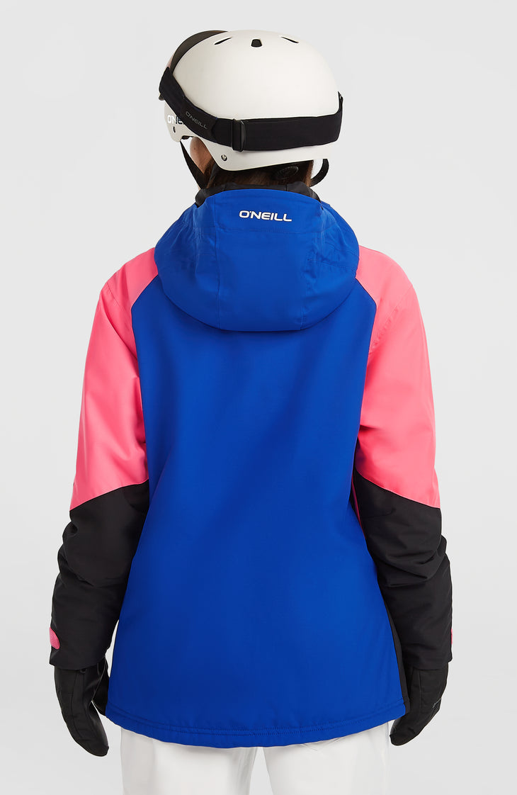 FWC'Play Asymmetric wintersportjas | Active Blue Colour Block