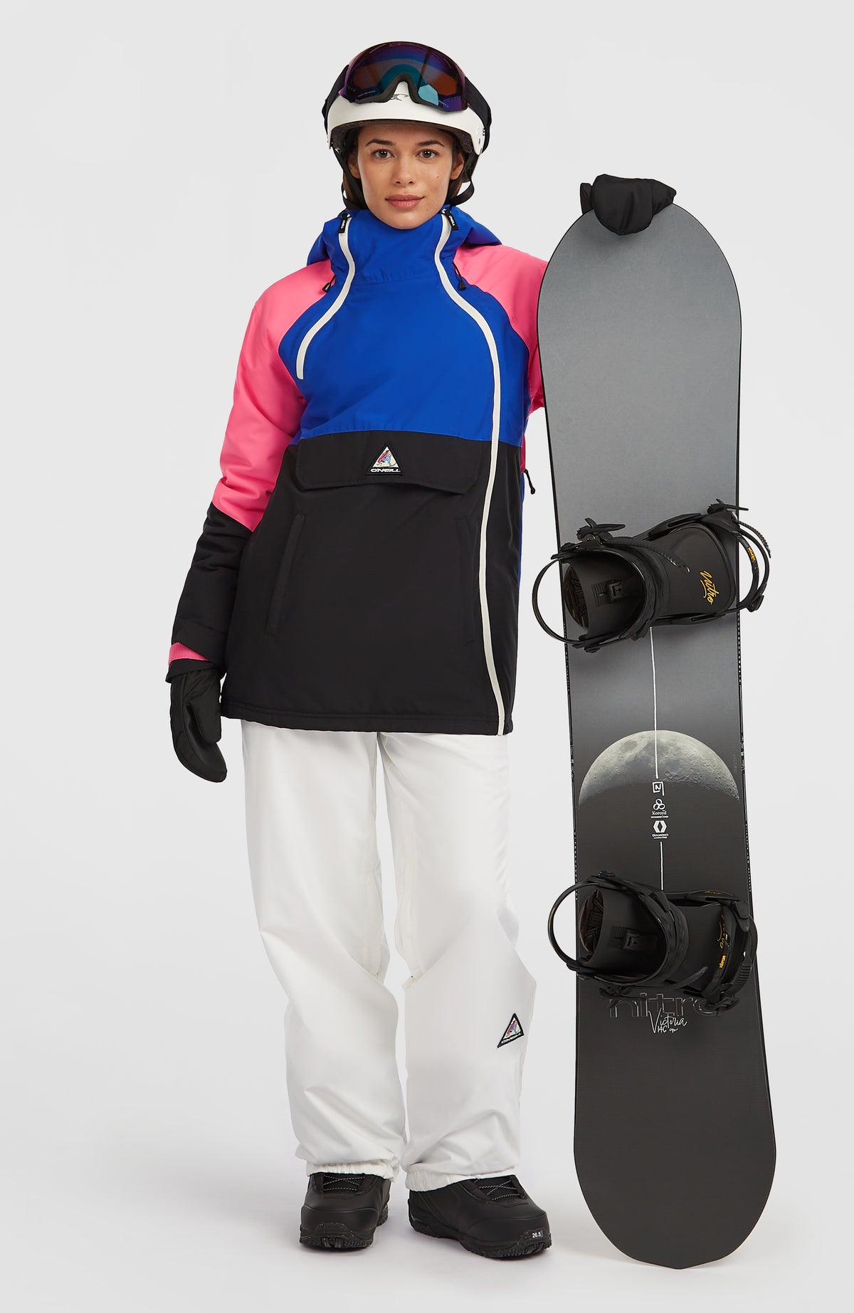 FWC'Play Asymmetric wintersportjas | Active Blue Colour Block
