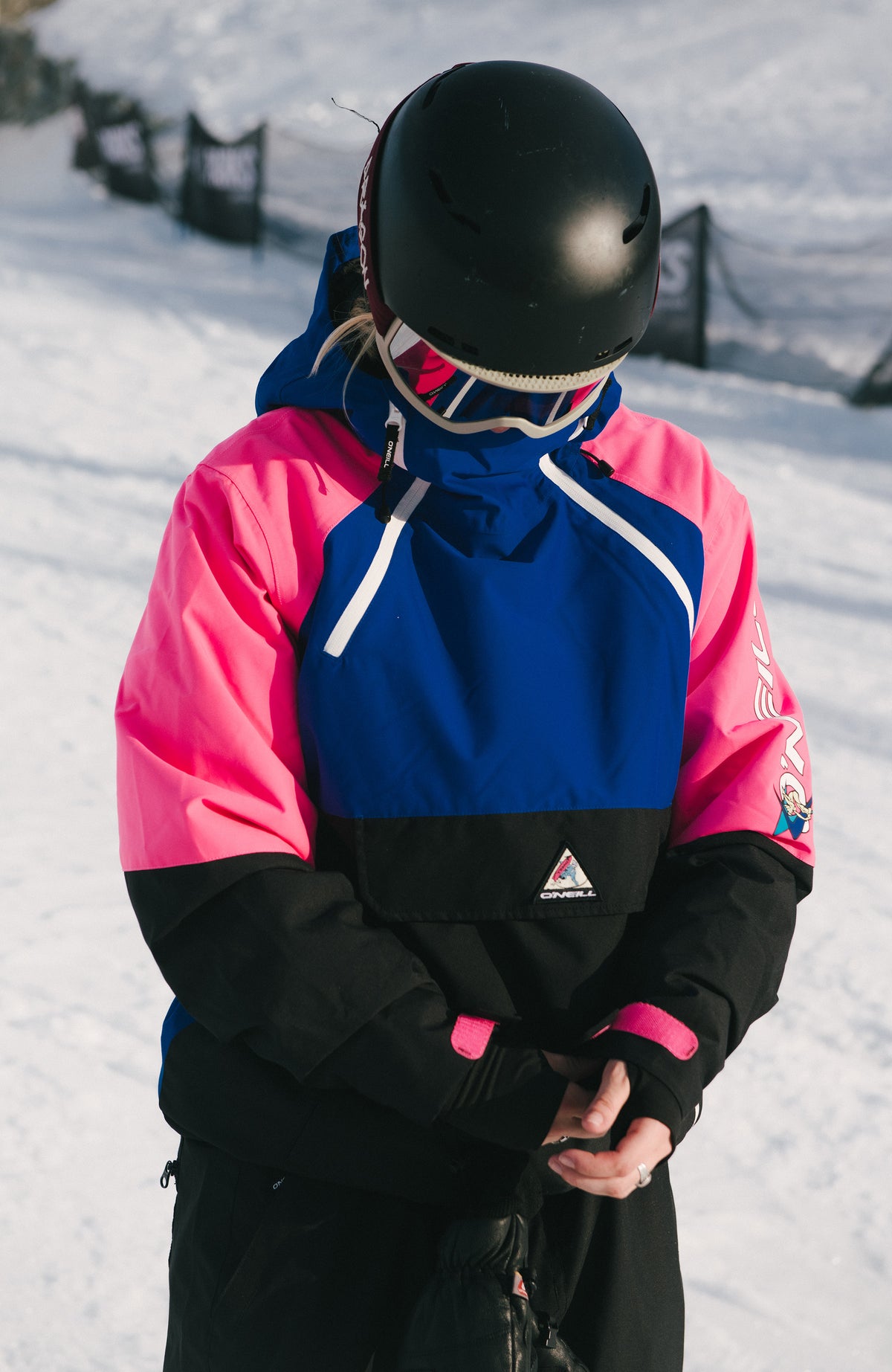 FWC'Play Asymmetric wintersportjas | Active Blue Colour Block