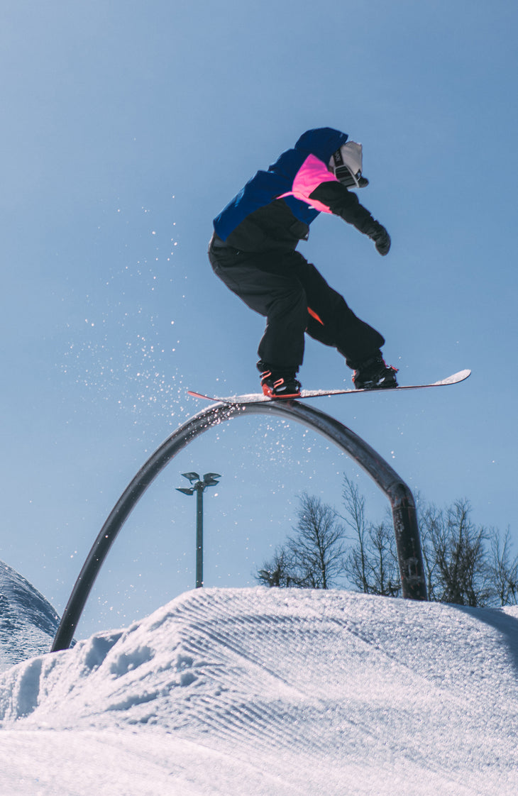 FWC'Play Asymmetric wintersportjas | Active Blue Colour Block