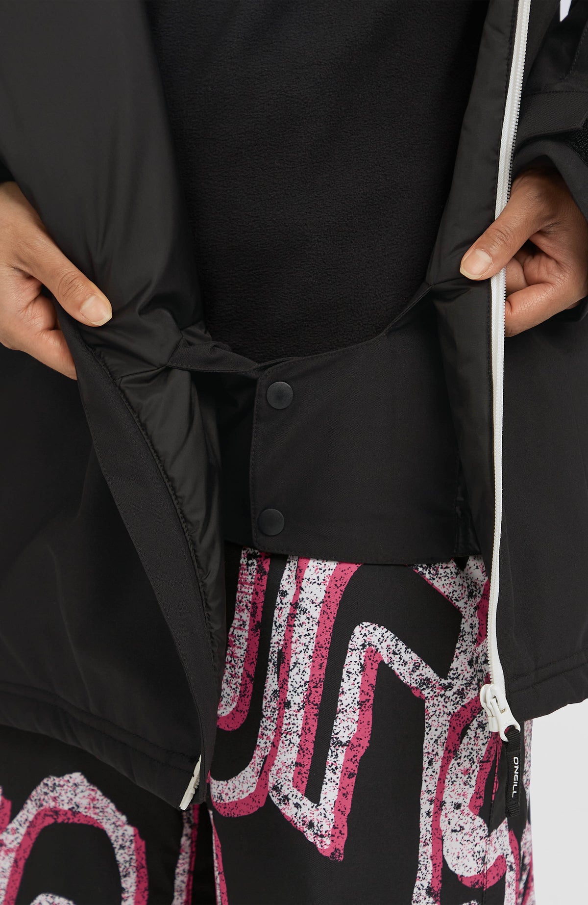 FWC'Play Asymmetric wintersportjas | Black Out Colour Block