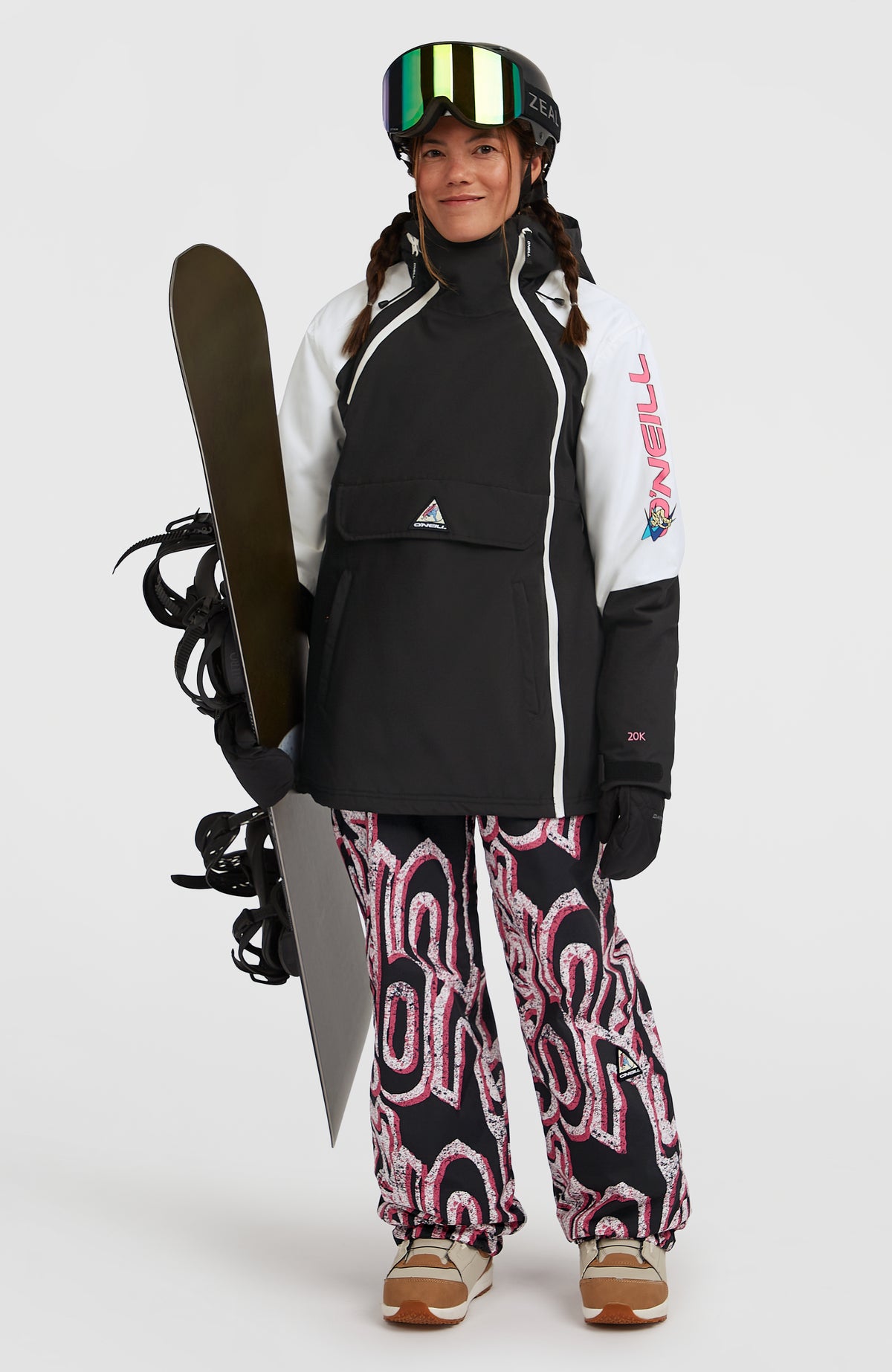 FWC'Play Asymmetric wintersportjas | Black Out Colour Block