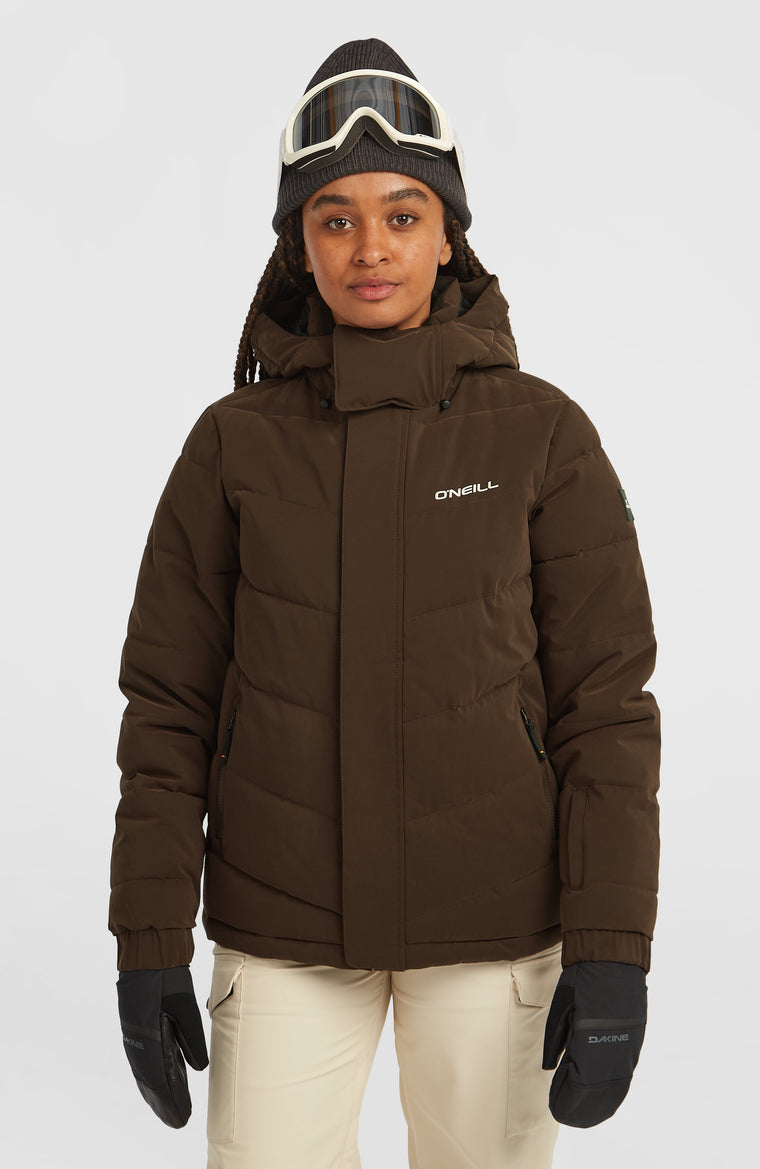 FWC'Cruz Hybrid Puffer wintersportjas | Coffee Bean FWC'Cruz Hybrid Puffer wintersportjas | Coffee Bean