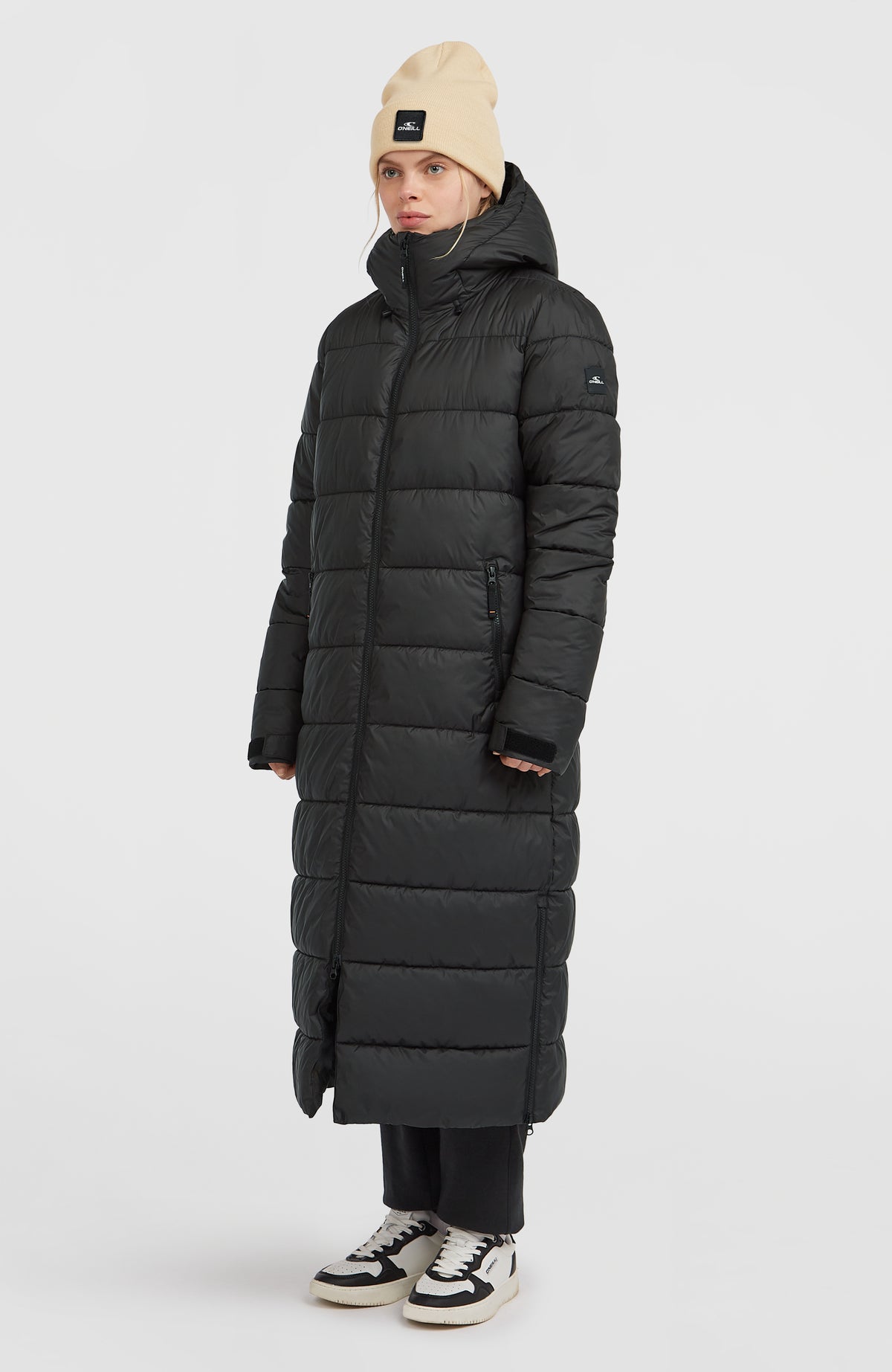 Must-Have lange pufferjas | Black Out
