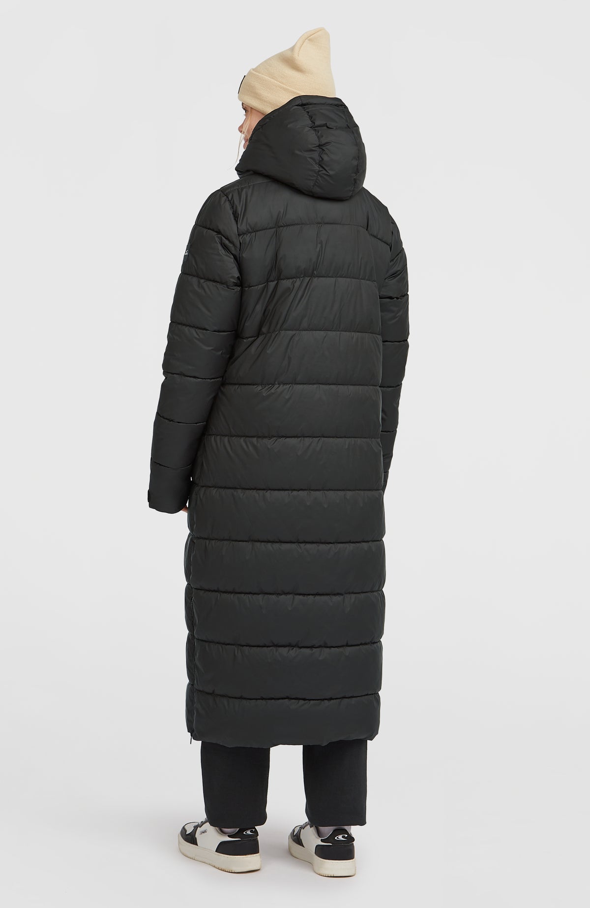 Must-Have lange pufferjas | Black Out