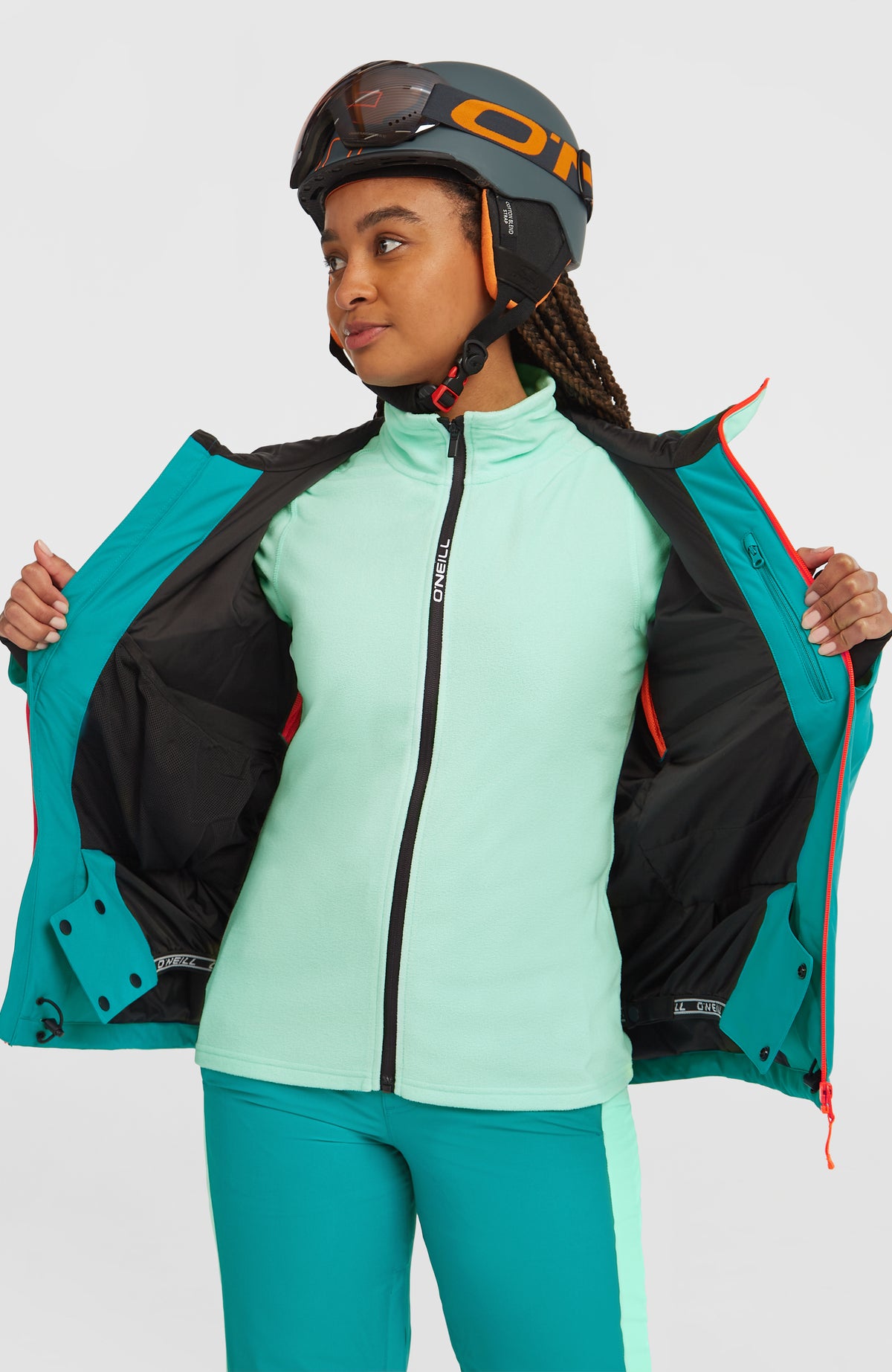 FWC'Cruz Duo wintersportjas | Island Breeze Colour Block