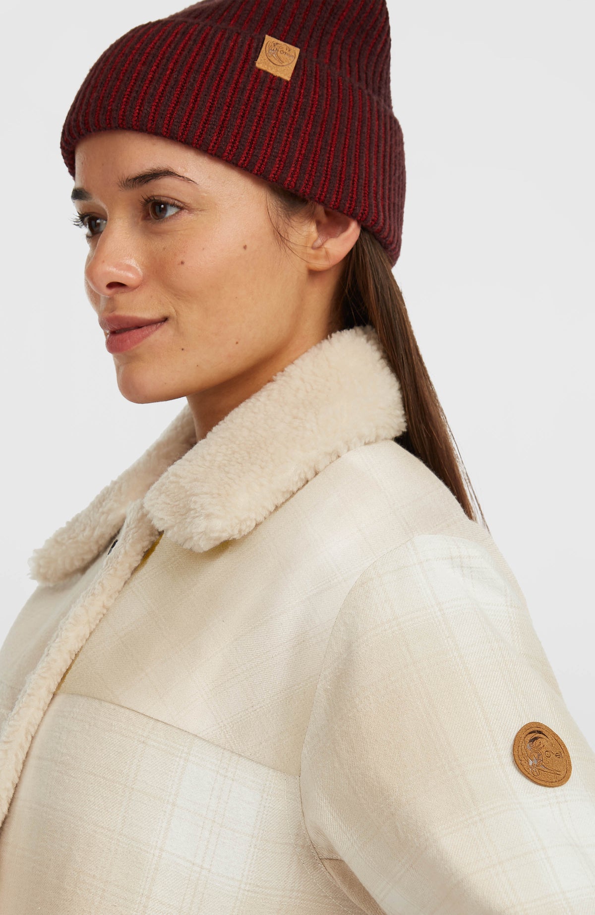 O'Riginals jas met fleecevoering | Beige Check